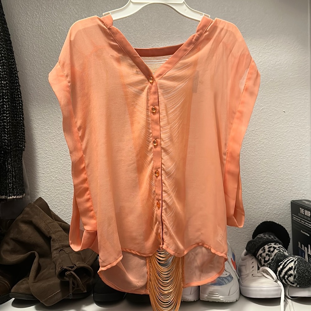 Blouse, Button Up, Sexxy